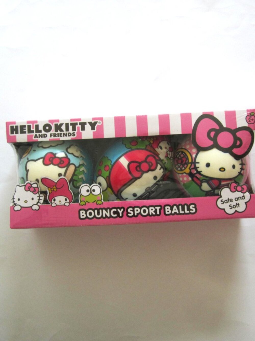 Hello Kitty & Friends 3 Bouncy Sport Balls Kids Toy